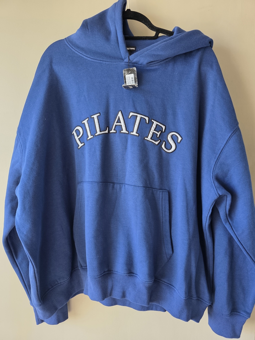 PrettyLittleThing Blue Pullover Hoodie